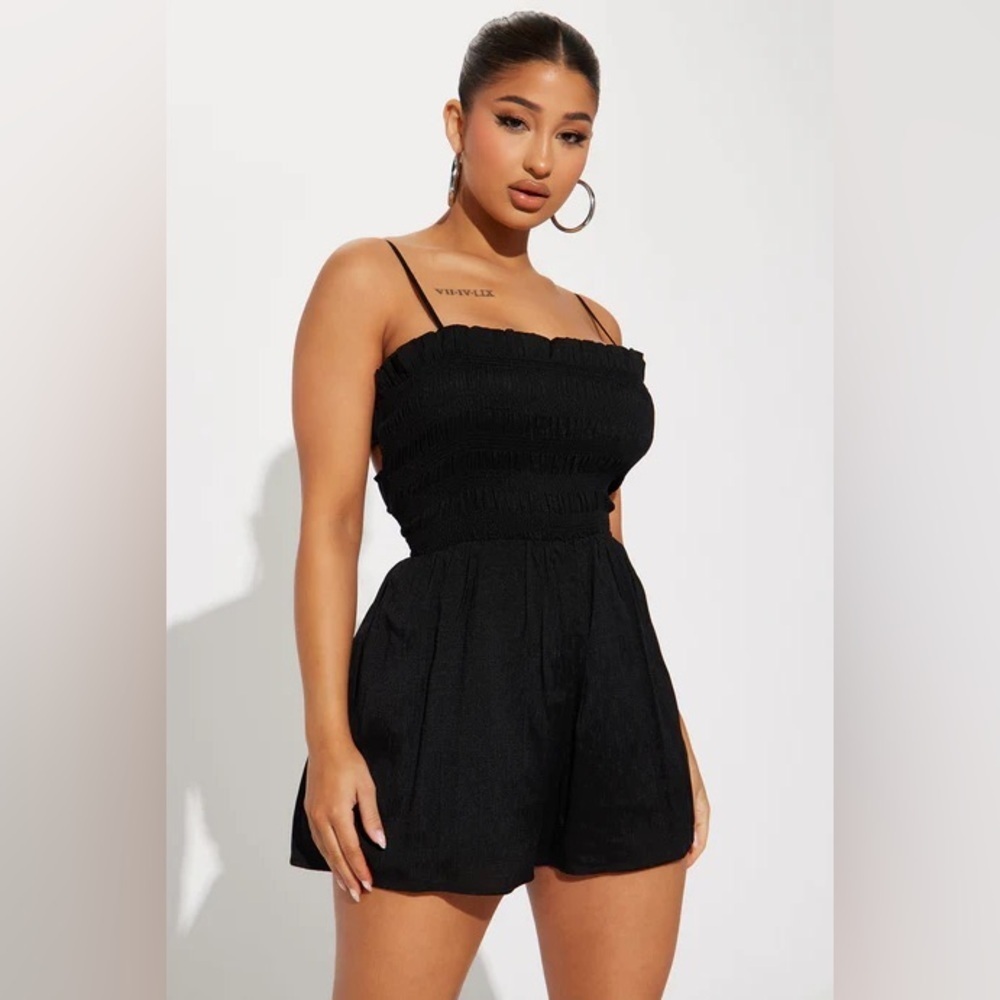 NEW always sunny smocked romper